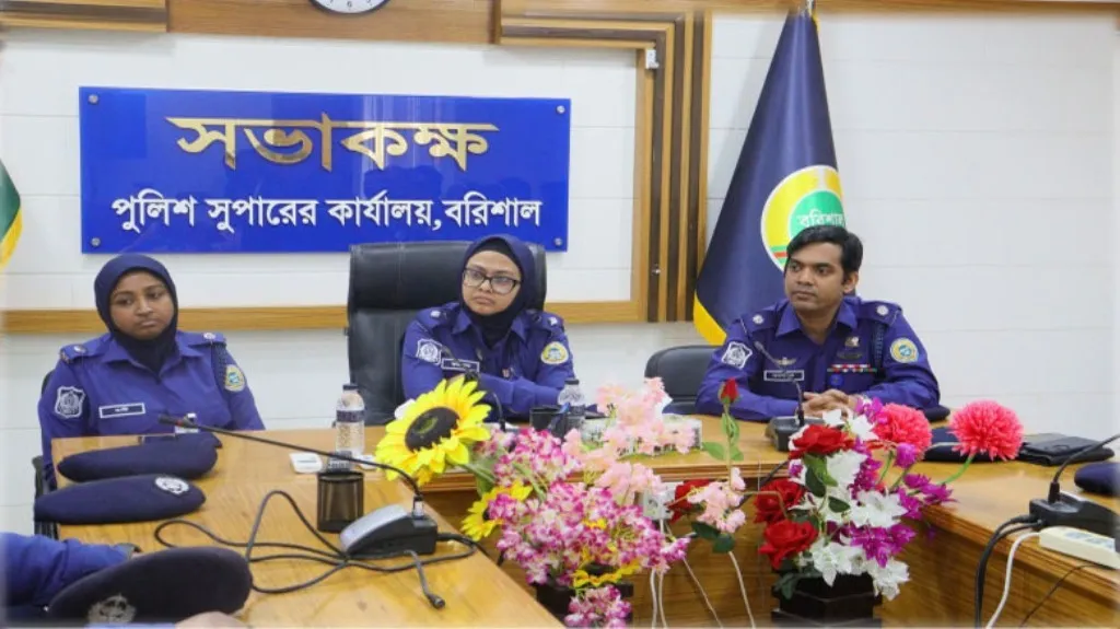 বরিশালে নবাগত পুলিশ সুপারের যোগদান